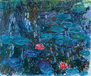 Claude Monet - Waterlilies with Reflections of a Willow Tree