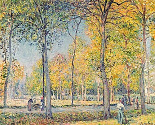 Alfred Sisley - The Bois de Boulogne