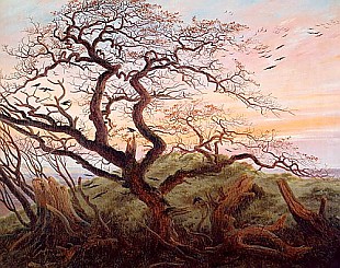 Caspar David Friedrich - Raven tree 