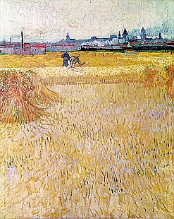 Vincent van Gogh - Wheatfield with Sheaves