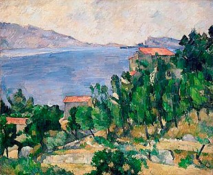 Paul Cézanne - View of Mount Marseilleveyre and the Isle of Maire