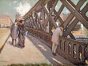 Gustav Caillebotte - Study for Le Pont de l'Europe (The Europe-bridge)