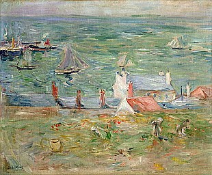 Berthe Morisot - The Port of Gorey on Jersey, 1886 