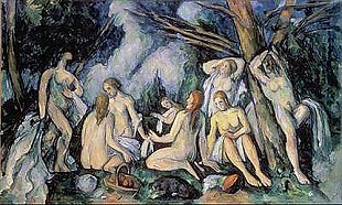 Paul Cézanne - Nudes in Landscape