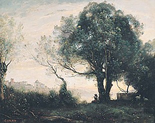 Jean Baptiste Camille Corot - Souvenir of Castel Gandolfo