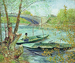 Vincent van Gogh - Fishing in the Spring. Pont de Clichy