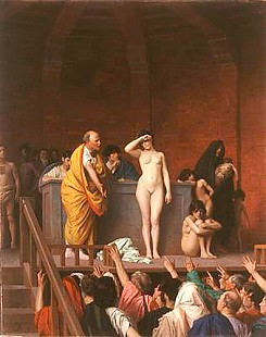 Jean-Léon Gérôme - Sale of a Slave Girl in Rome