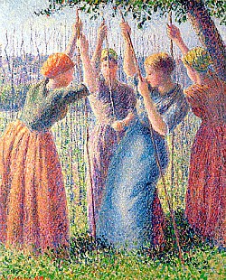 Camille Pissarro - Women Planting Peasticks