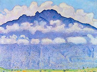Ferdinand Hodler - Andey Mountain, vue from Bonneville