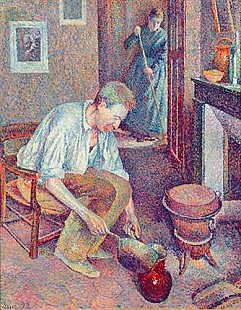 Maximilien Luce - The Coffee