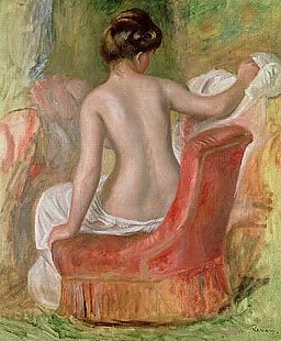 Pierre-Auguste Renoir - Nude in an Armchair