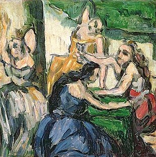 Paul Cézanne - Four Women in a Room
