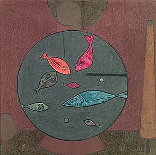 Paul Klee - Fish in a circle