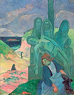 Paul Gauguin - The Green Christ