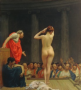 Jean-Léon Gérôme - A Roman Slave Market