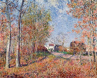 Alfred Sisley - A Corner of the Woods at Sablons