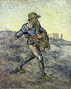 Vincent van Gogh - The Sower (after Millet)