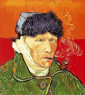 Vincent van Gogh - Self Portrait with Bandaged Ear and Pipe