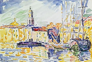 Paul Signac - The Harbour at St. Tropez, 1905 