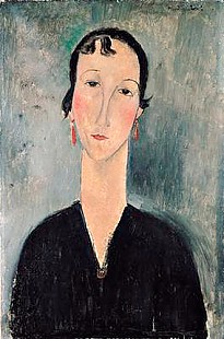 Amadeo Modigliani - Woman with Earrings