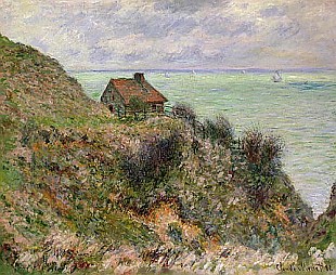 Claude Monet - The Customs Officers' Hut at Pourville