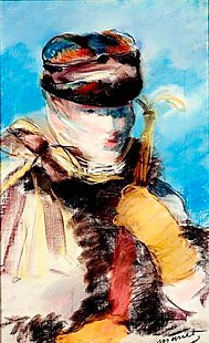 Edouard Manet - Mery Laurent in a Veil 