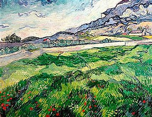 Vincent van Gogh - The Green Wheatfield behind the Asylum