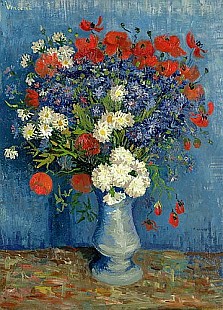 Vincent van Gogh - Still Life: Vase with Cornflowers and Poppies