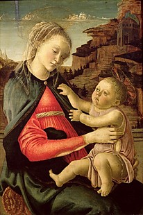 Sandro Botticelli - The Virgin and Child (Madonna of the Guidi da Faenza)