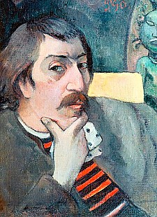 Paul Gauguin - Portrait of the Artist with the Idol