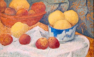 Paul Serusier - Apples with a Blue Dish