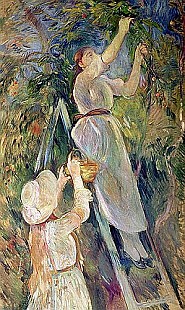 Berthe Morisot - Cherry picker, 1891