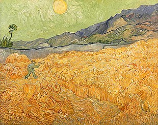 Vincent van Gogh - Wheatfield with Reaper