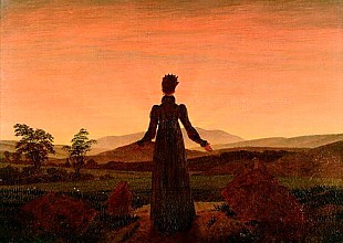 Caspar David Friedrich - Lady in dawn