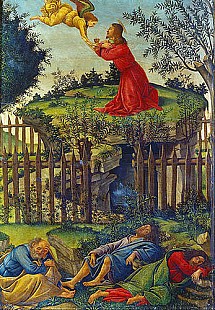 Sandro Botticelli - Agony in the Garden