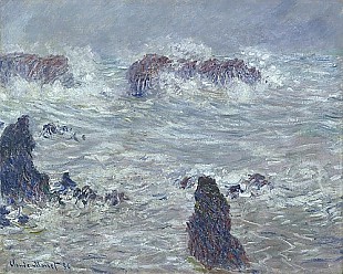 Claude Monet - Storm, off the Coast of Belle-Ile