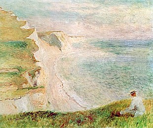 Pierre-Auguste Renoir - Cliffs at Pourville