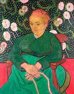 Vincent van Gogh - La Berceuse (The rockingchair) 