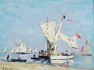 Eugéne Boudin - Sailing Boats