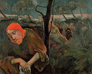 Paul Gauguin - Christ in the garden of olives