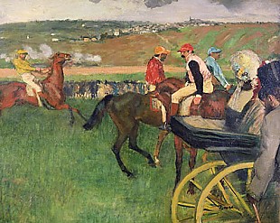 Edgar Degas - Carriage on the racecourse