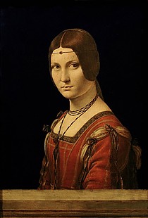 Leonardo da Vinci - Portrait of a Lady from the Court of Milan