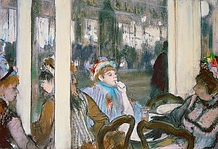 Edgar Degas - Women on a Cafe Terrace