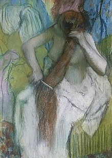 Edgar Degas - Woman Combing her Hair