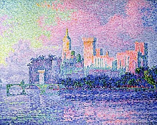 Paul Signac - The Chateau des Papes, Avignon, 1900 