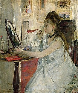 Berthe Morisot - Young Woman Powdering her Face