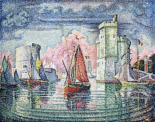 Paul Signac - The Port at La Rochelle, 1921 