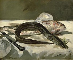 Edouard Manet - Eel and Red Mullet