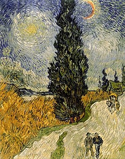 Vincent van Gogh - Road with Cypresses