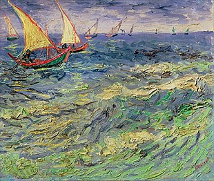 Vincent van Gogh - Seascape at Saintes-Maries 